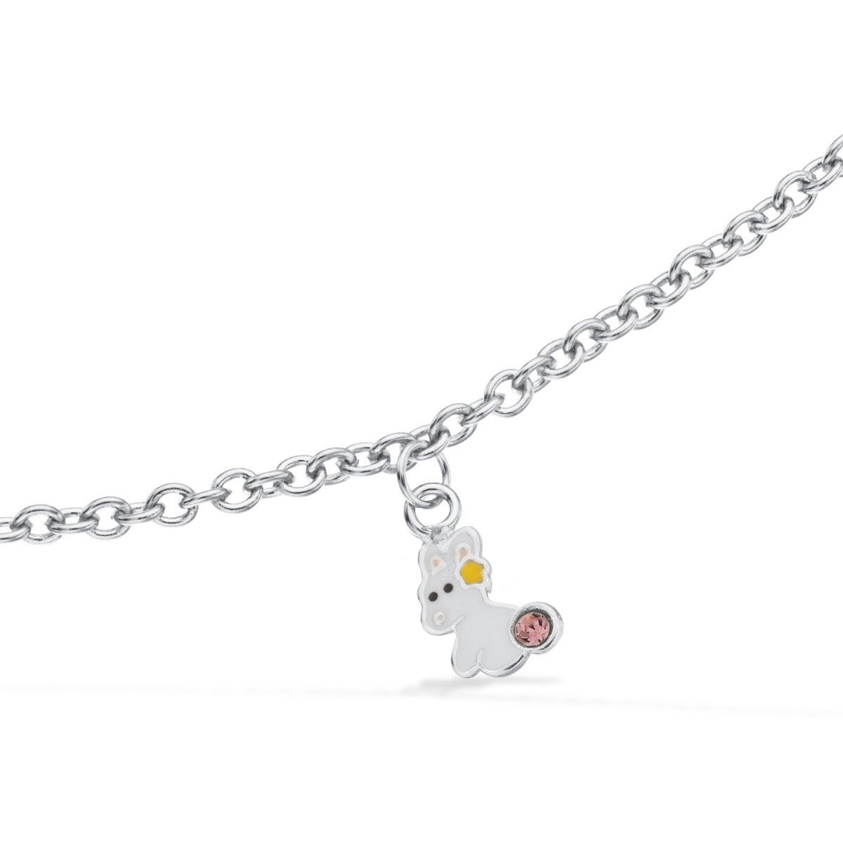 Scrouples Kanin Girls Sterling Sølv Børnearmbånd