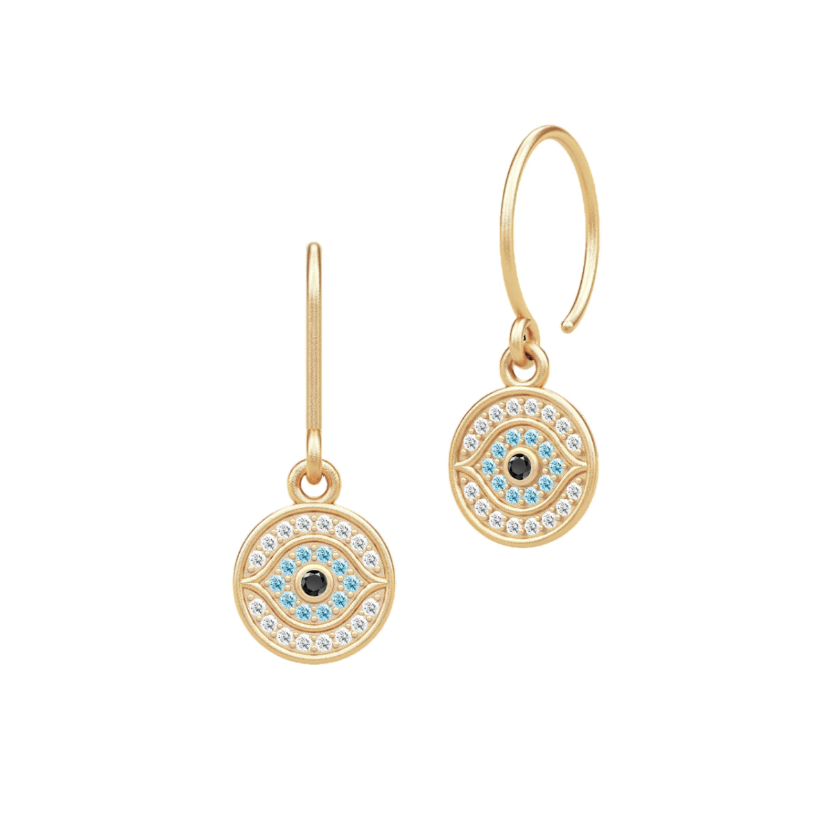 PROTECTIVE EYE EARRINGS TURQUOISE