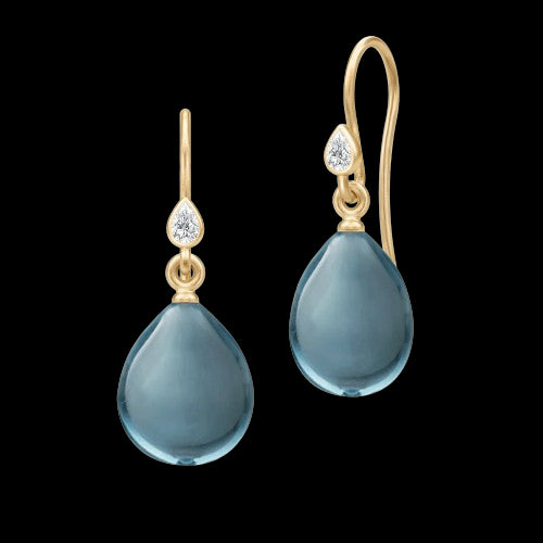 PRIMA BALLERINA EARRINGS LONDON BLUE