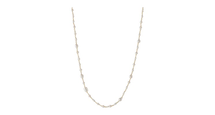 Pernille Corydon White Dreams Forgyldt Sølv Halskæde med Perler