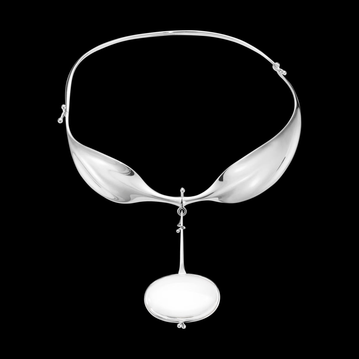 VIVIANNA NECKRING 242A SILVER ROCK CRYSTAL ML