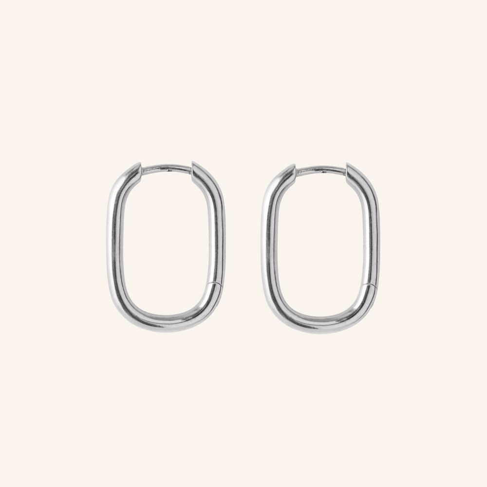 Soft Edge Huggies Sterling Sølv Øreringe fra Pernille Corydon