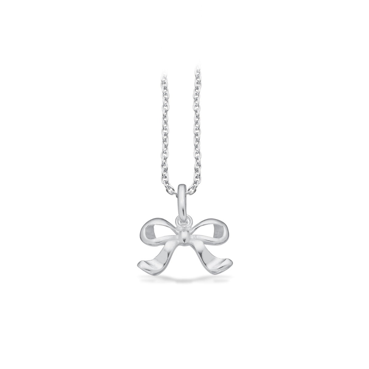 VEDHÆNG SLØJFE SØLV M/KÆDE