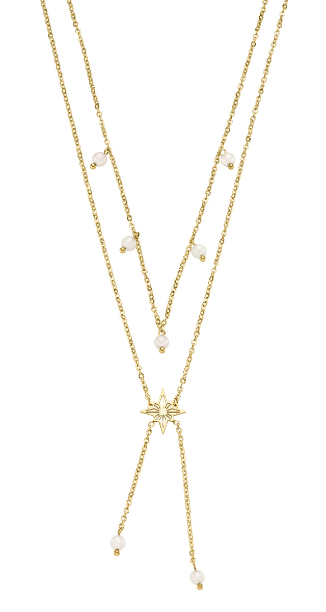 STÅL COLLIER FORG.M.PERLER