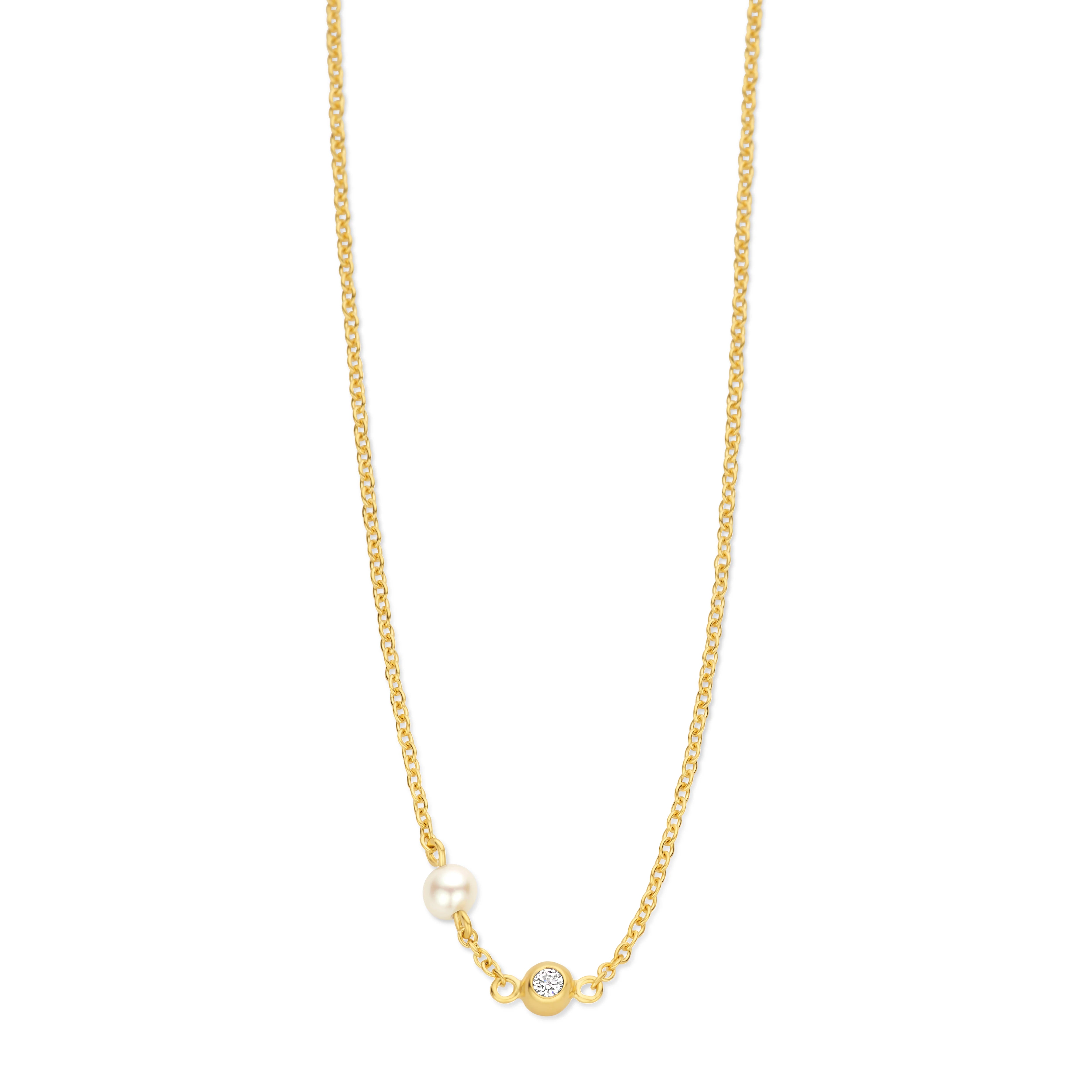 Spirit Icons Lucky Halskæde i 18 kt. forgyldt sølv S11342-45