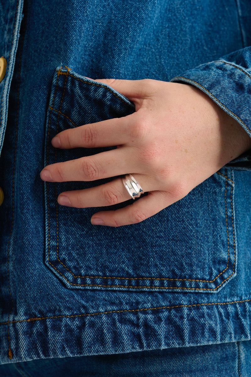 Pernille Corydon Ocean Shine Sterling Sølv Ring R-417-S