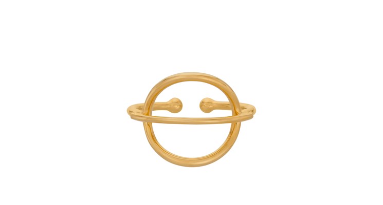 Pernille Corydon Horizon Forgyldt Sølv Ring R-615-GP