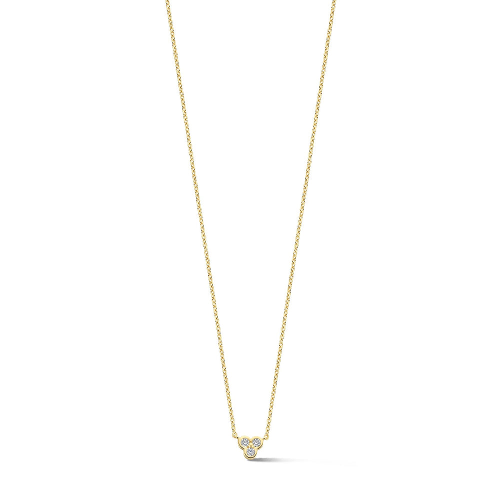 ALMA NECKLACE GP/CZ