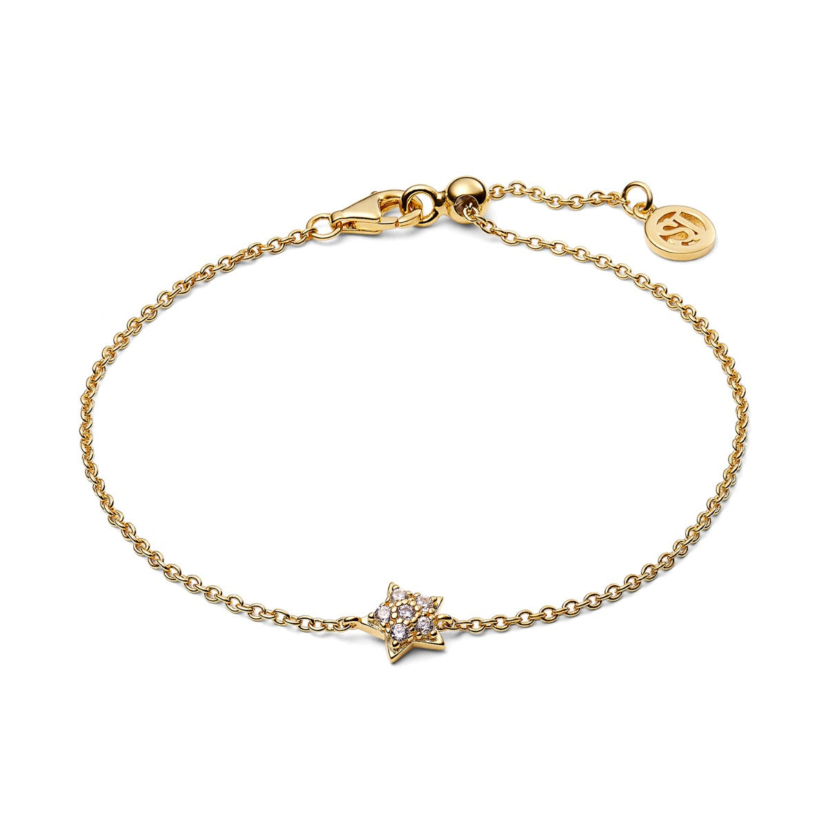 Sif Jakobs Astri armbånd i 18 kt. forgyldt sølv SJ-B2706-CZ-YG