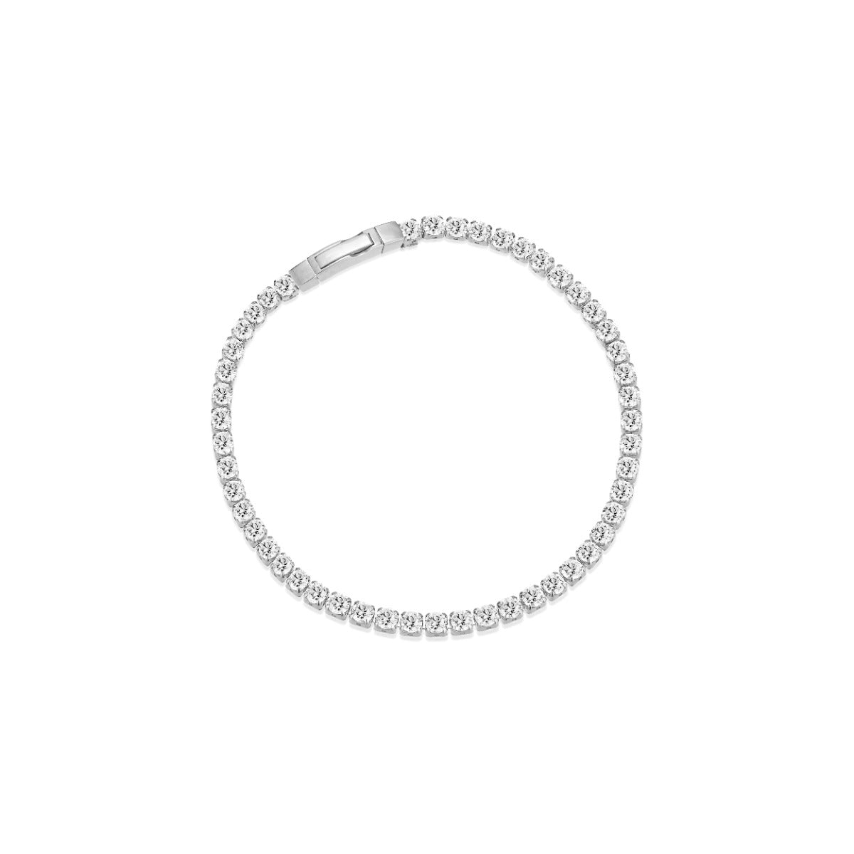 ELLERA GRANDE ARMBÅND - MED HVIDE ZIRKONER