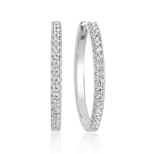 Ella X Grande Sterling Sølv Øreringe fra Sif Jakobs