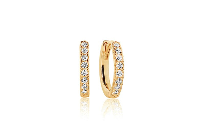 Sif Jakobs Ellera Forgyldt Sølv Øreringe