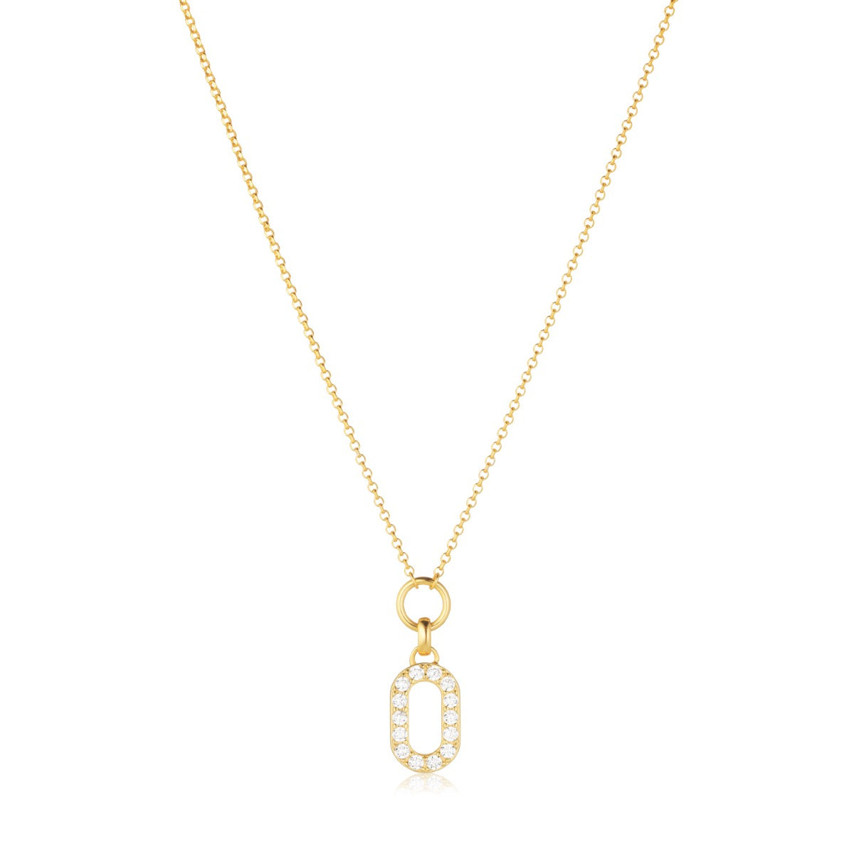 Sif Jakobs Capizzi Piccolo Halskæde i Forgyldt Sølv