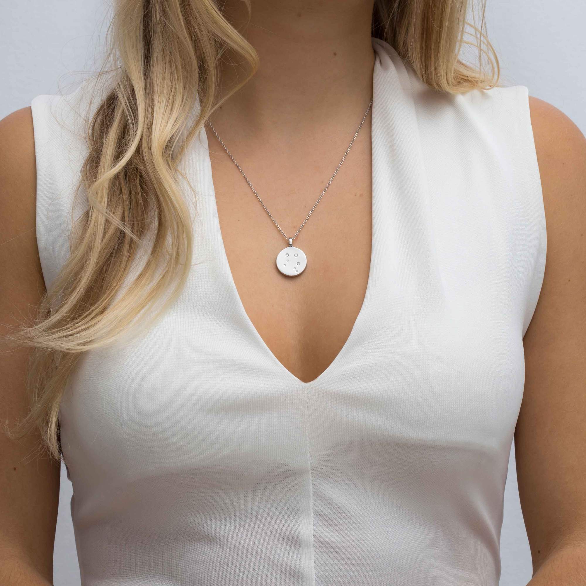 Sif Jakobs Stjernetegn Zodiaco Sterling Sølv Halskæde