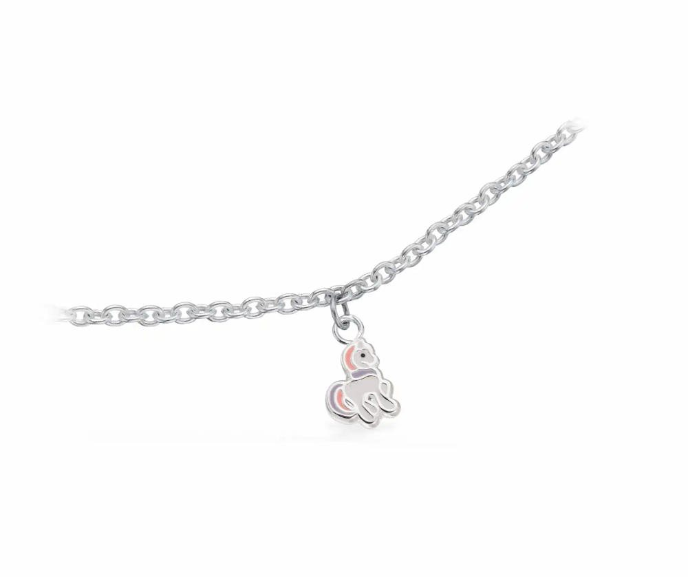 Scrouples Børnearmbånd Sølv med Enhjørning 672182