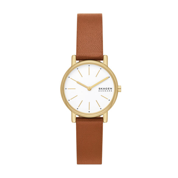 SKAGEN UR DAME DBL BRUN REM