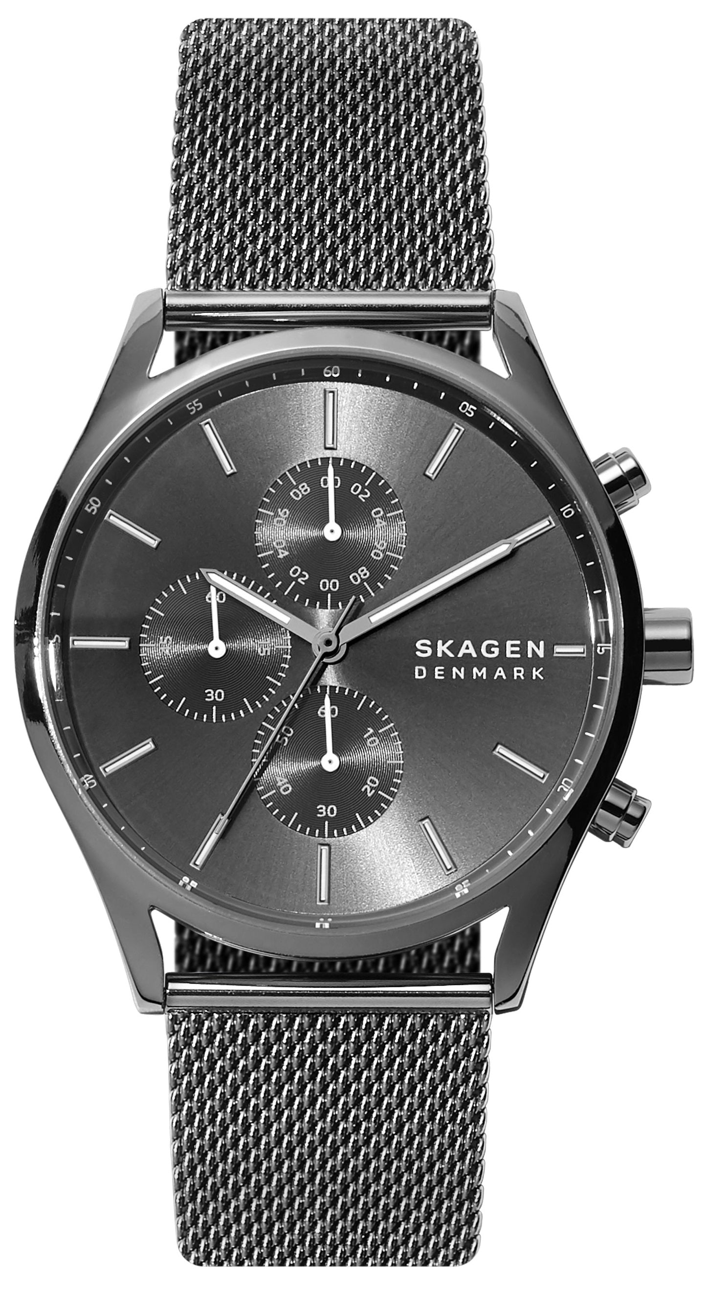 SKAGEN UR CHR SORT MESH