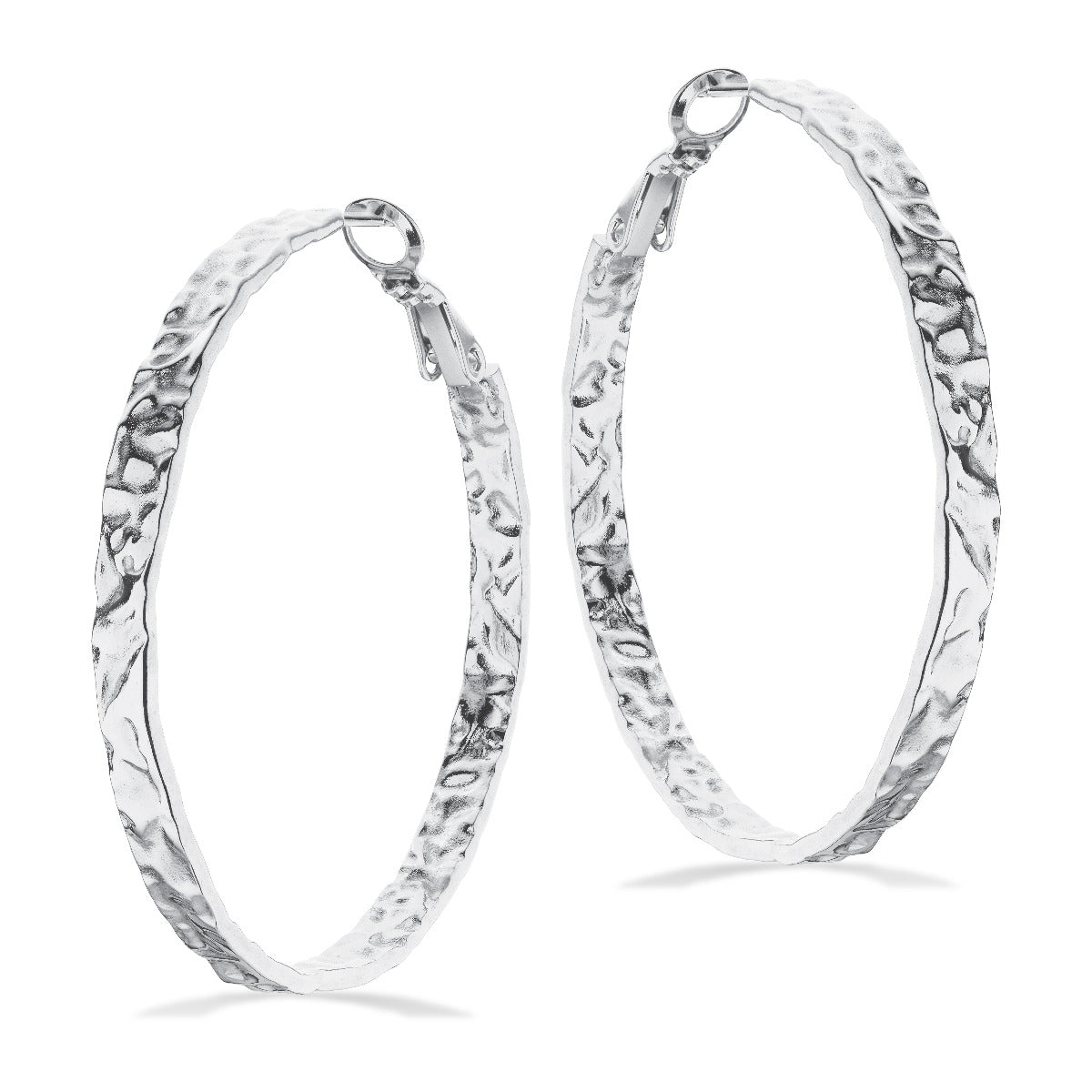 Scrouples Molly øreringe i hamret stål ST10007