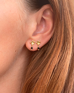 SØLV ØRERING TRES PETIT GARDEN FLOWER