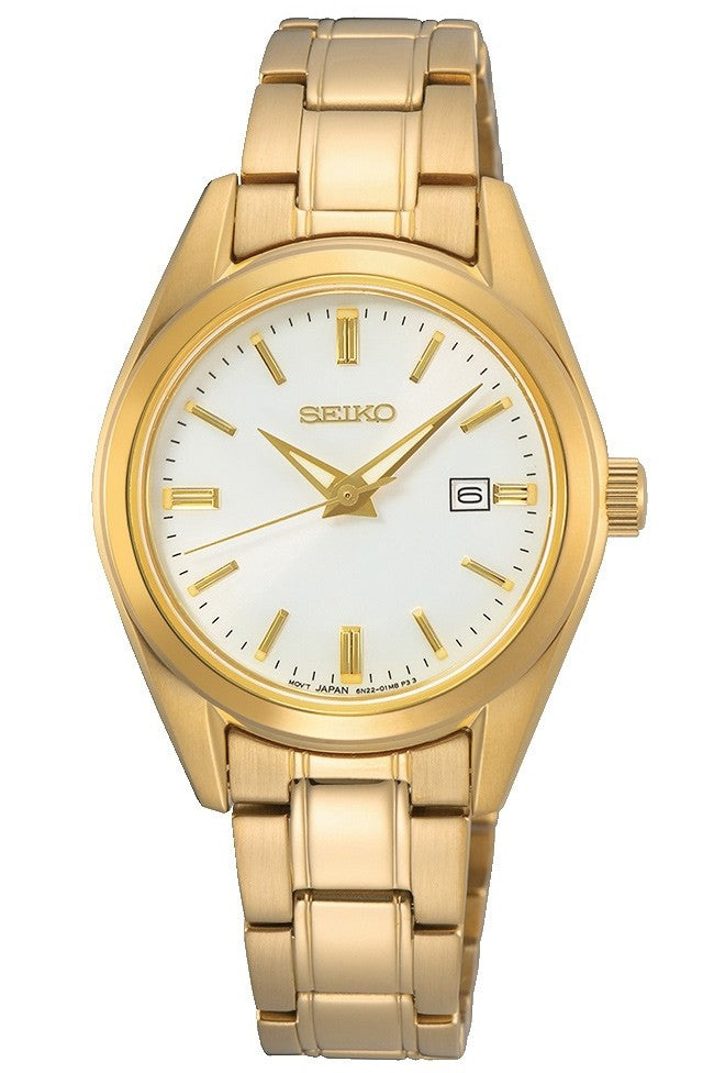 SEIKO UR DAME DBL LÆNKE DATO