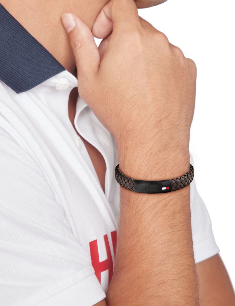 TOMMY HILFIGER ROUND BRAIDED
