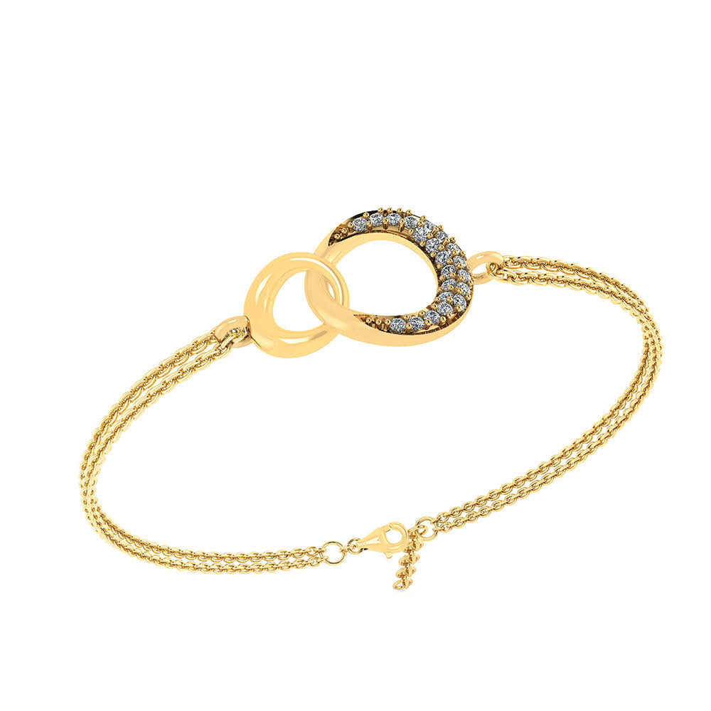 Smykkekæden Forgyldt Sølv Armbånd ORSL001FG