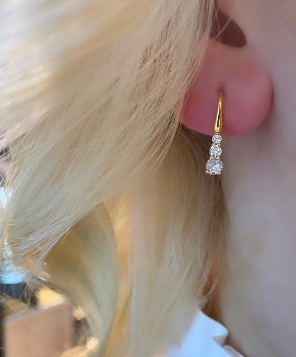 Forgyldt Sølv Øreringe fra Smykkekæden DVJB005FG