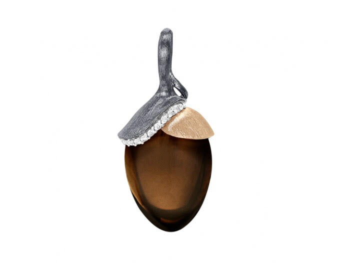 SØLV M. 14 KT. LOTUS VEDH.