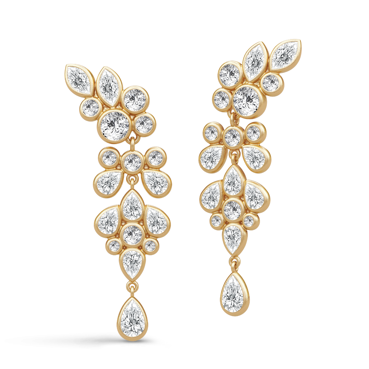 WHITE WISTERIA CHANDELIER