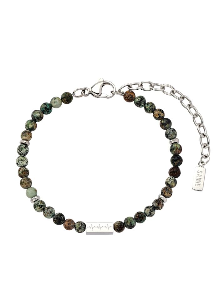 NEO - BRACELET WITH GREEN PEARLS