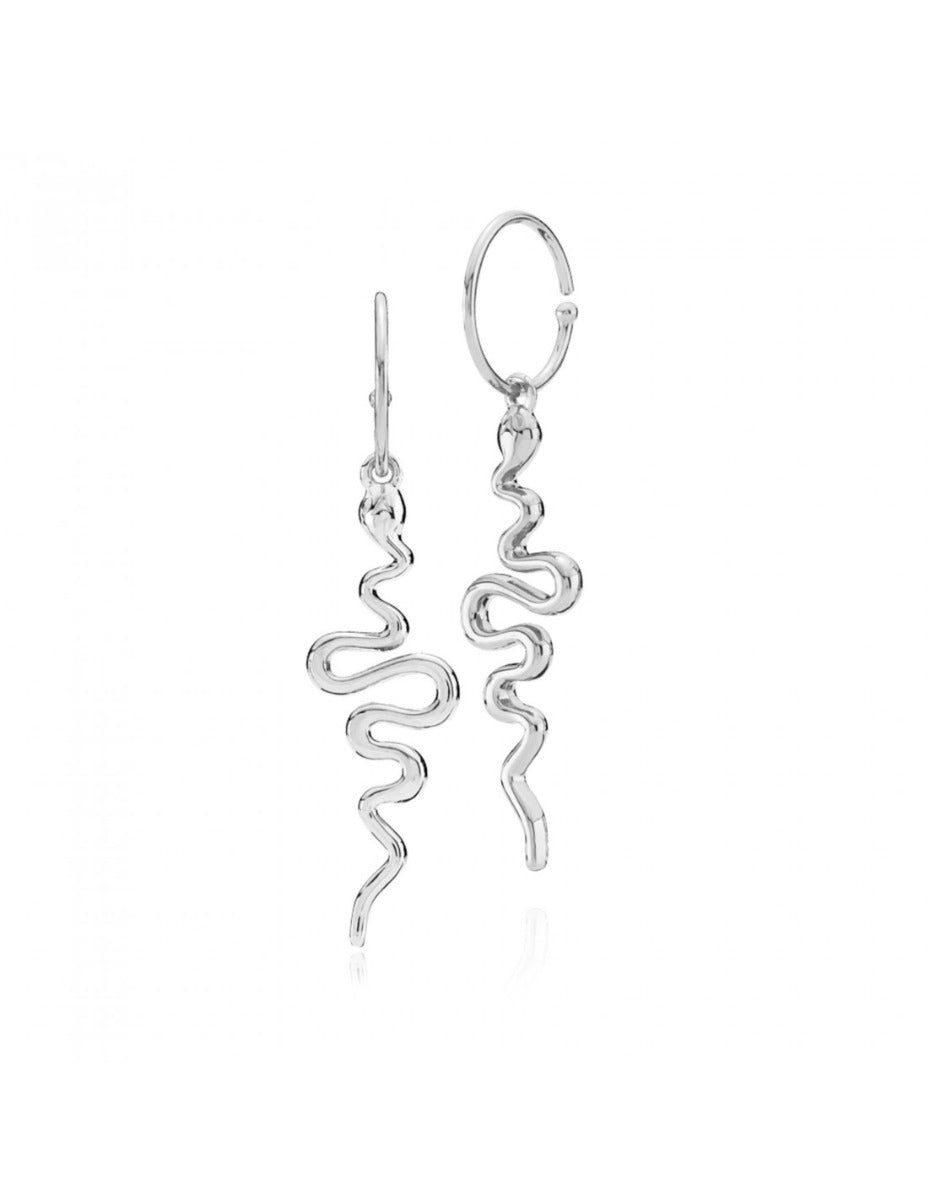 Young One Snake Sterling Sølv Øreringe fra Sistie