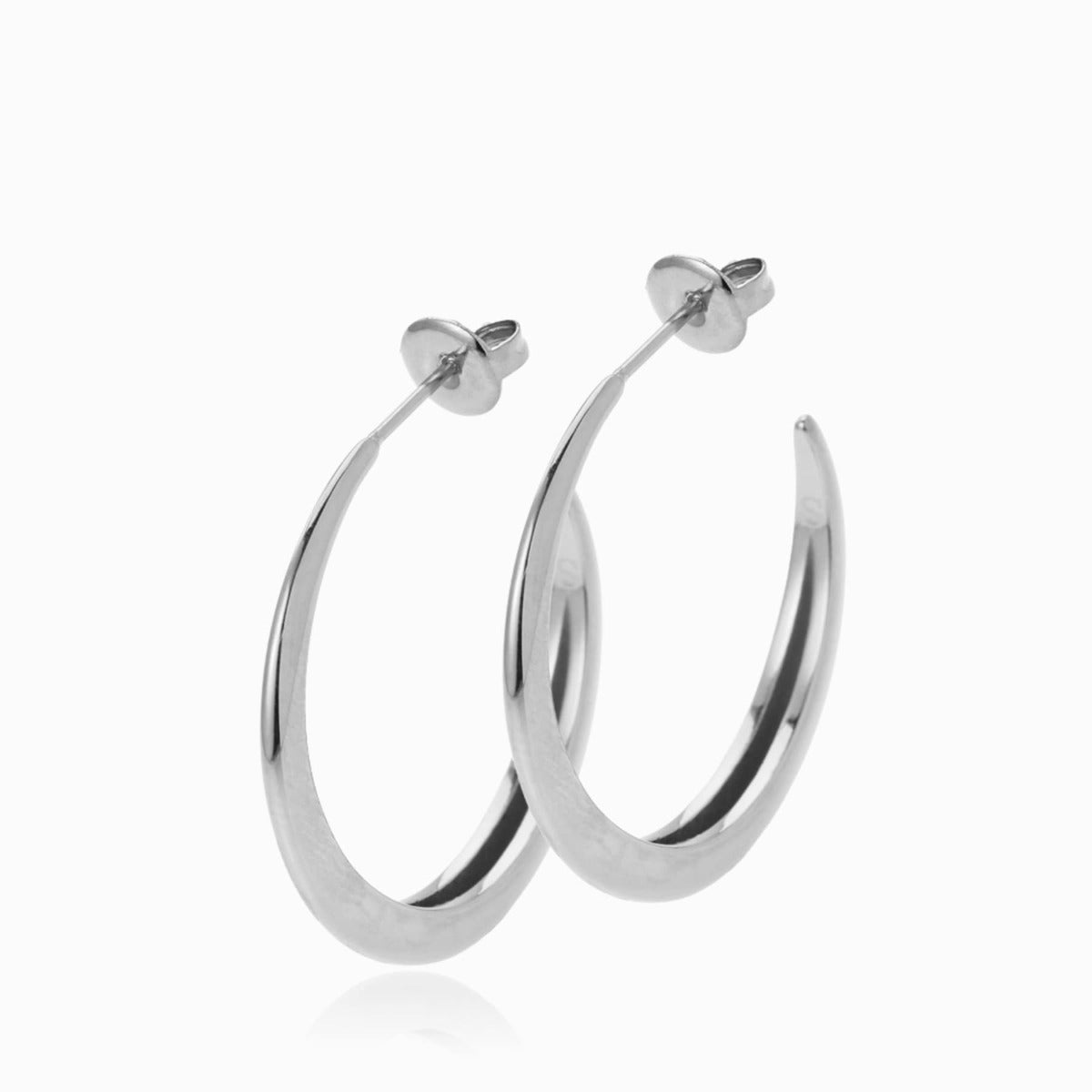 Sistie Lux Creoler øreringe i rustfrit stål ZX1058SWS