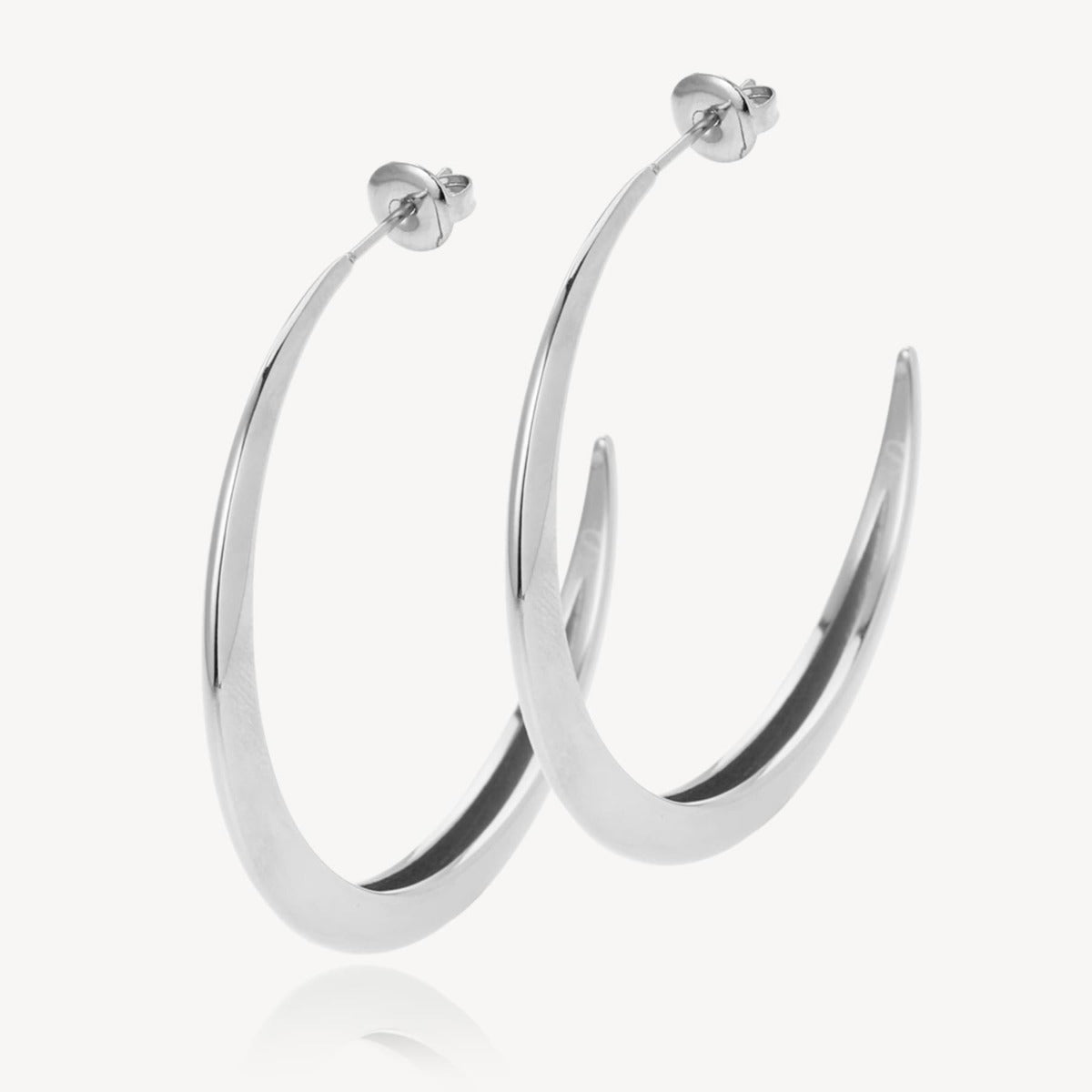 Sistie Lux Creoler øreringe i genanvendt rustfrit stål ZX1059SWS