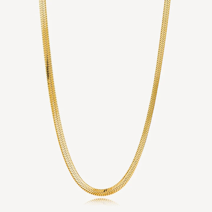 SNAKE - NECKLACE GOLD-PLATED
