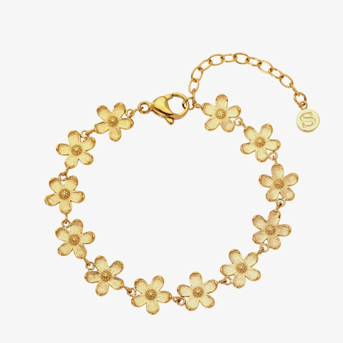 Sistie Camellia Armbånd i Forgyldt Rustfrit Stål ZX3037GS