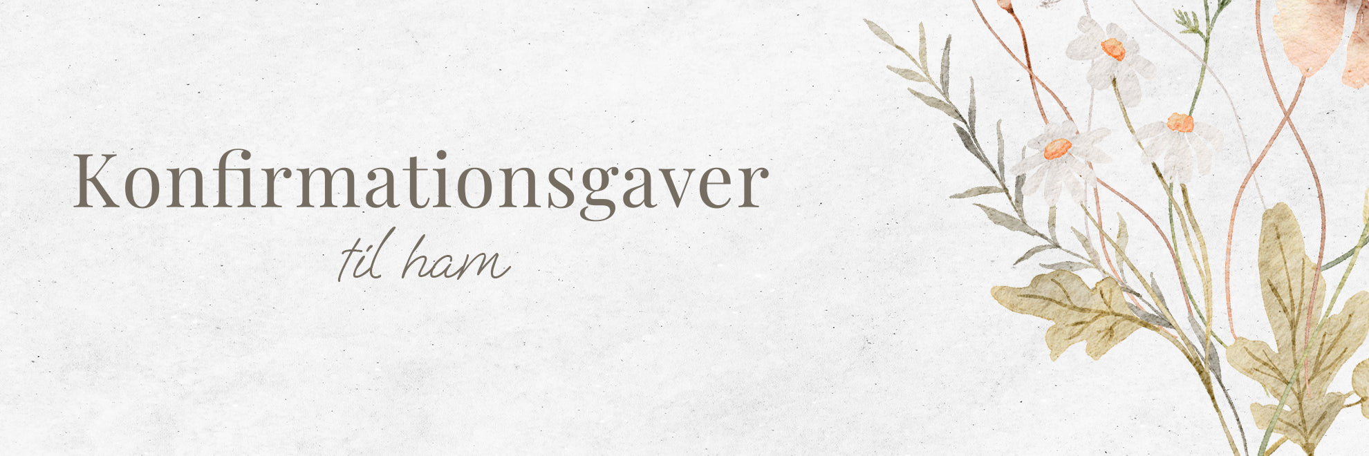 Konfirmationsgave til dreng