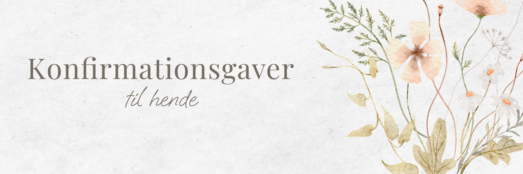 Konfirmationsgave til pige