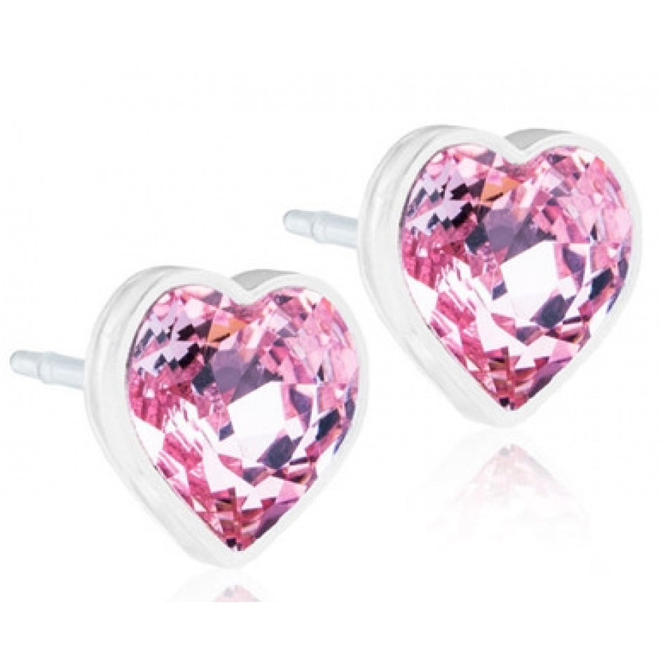 MP HEART 6 MM, LIGHT ROSE