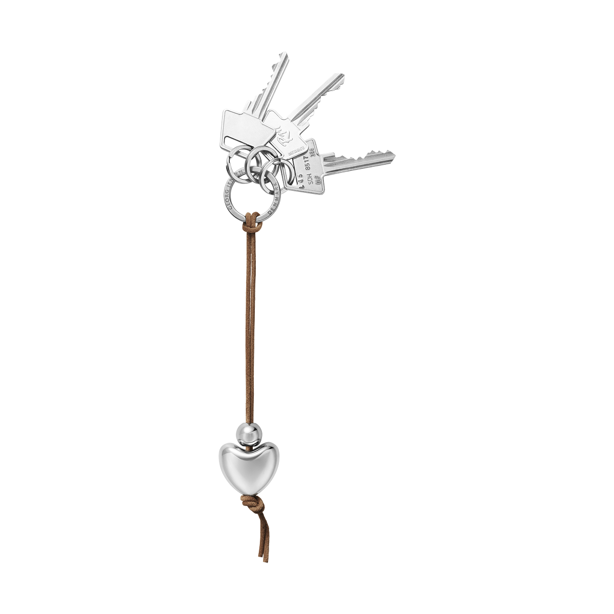 G.J.NØGLERING M.LÆDERSNOR