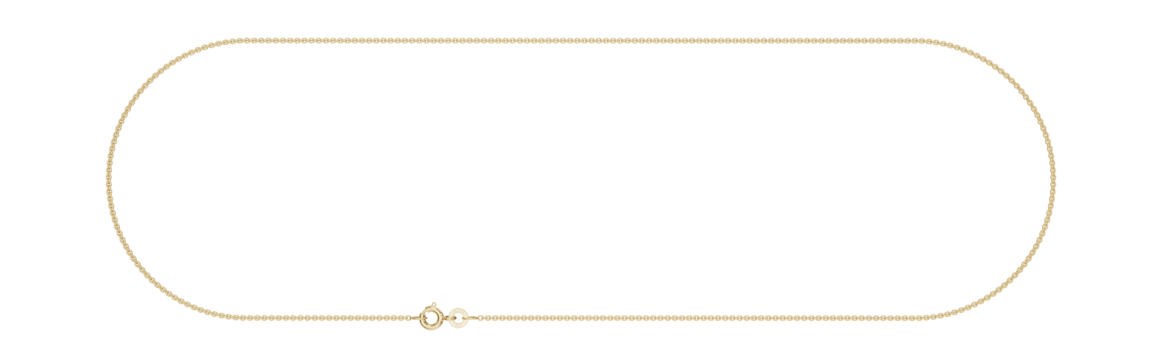 8 KT RUND ANKERKÆDE 1,5 mm