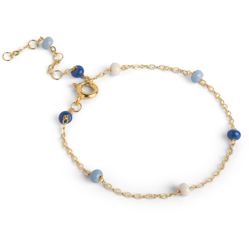 Enamel Lola Bold Armbånd i 18K Forgyldt Sølv B147G-MARINE