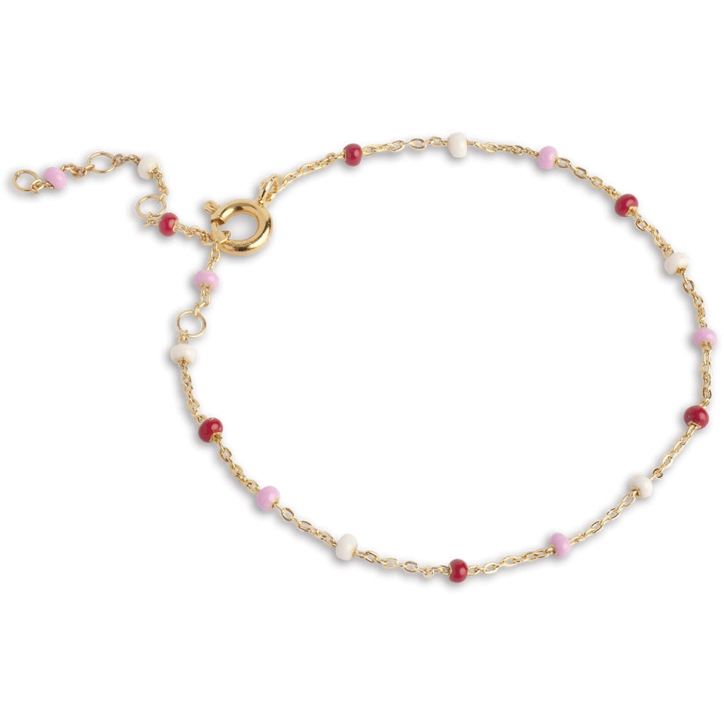 SØLV/FG ARMBÅND LOLA M.EMALJE ROSIE