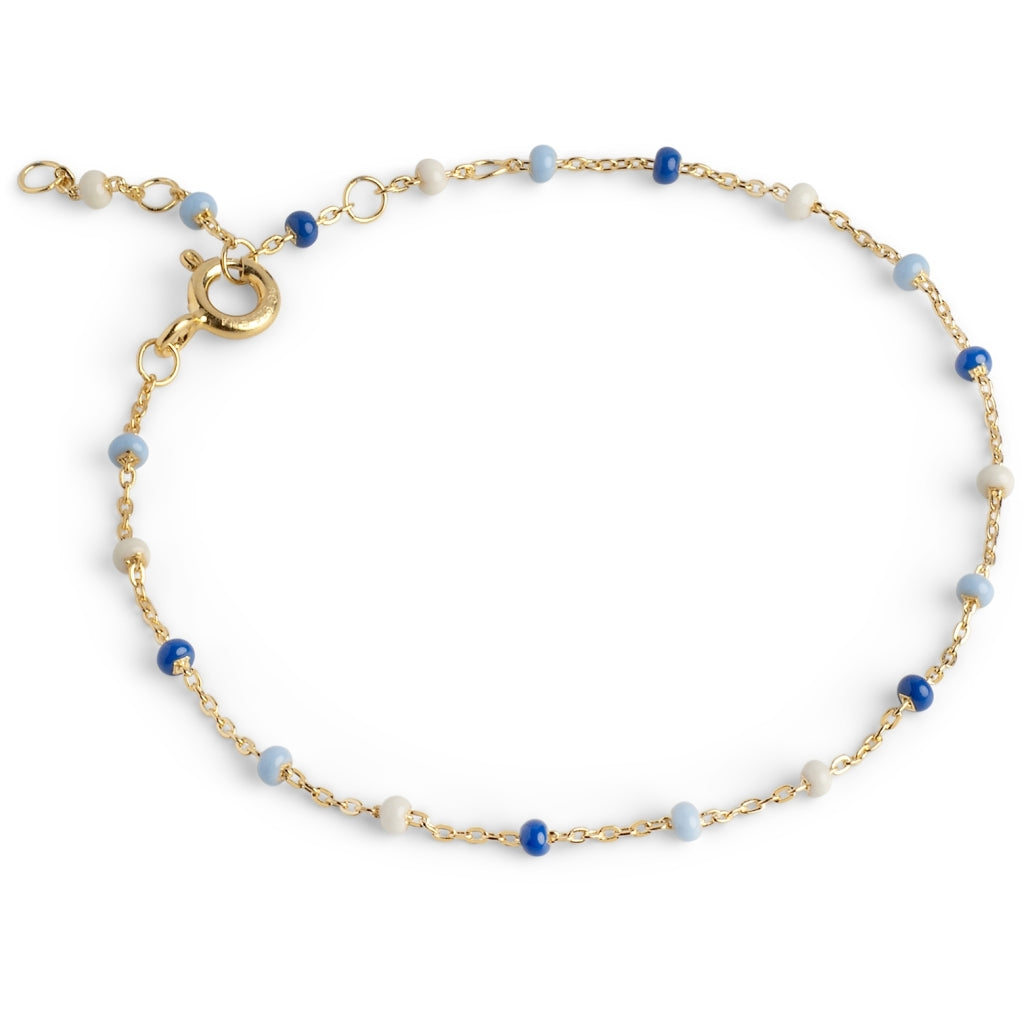 SØLV/FG ARMBÅND LOLA M.EMALJE MARINE