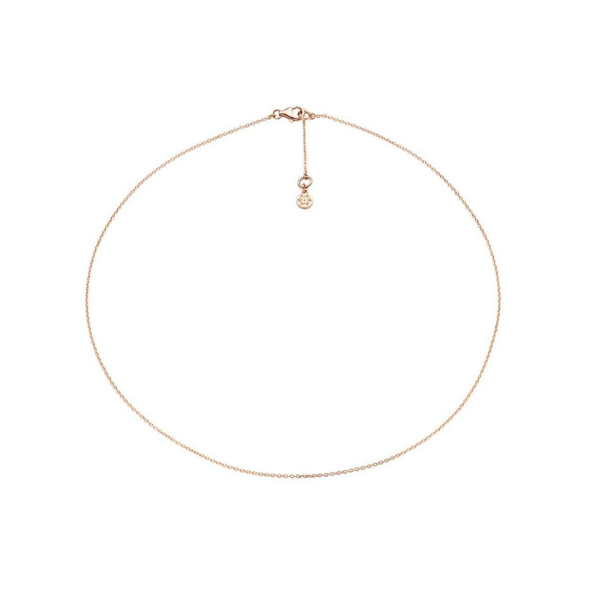 Spirit Icons Rosaforgyldt Sølv Halskæde S10354-45