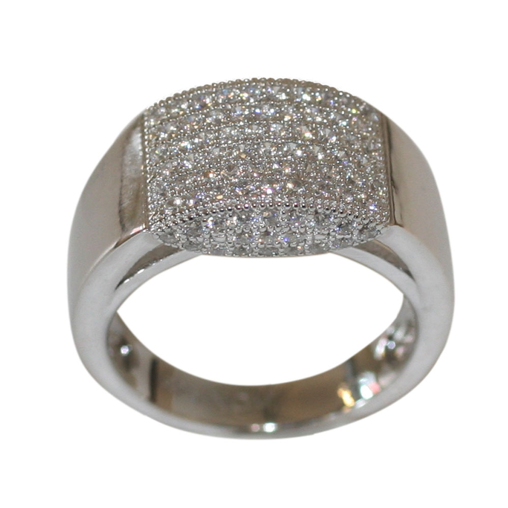 RHD. SØLV RING MED CZ