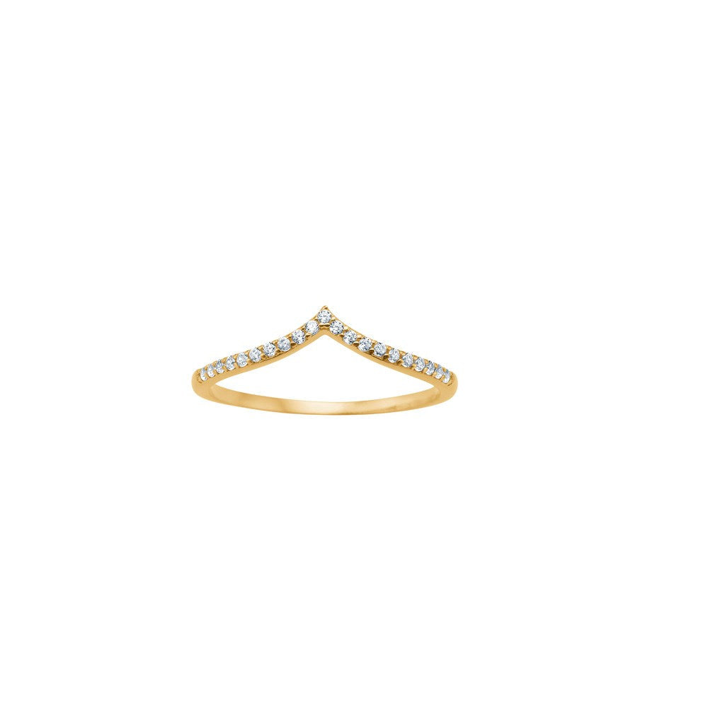 8KT. GULDRING  M. CZ