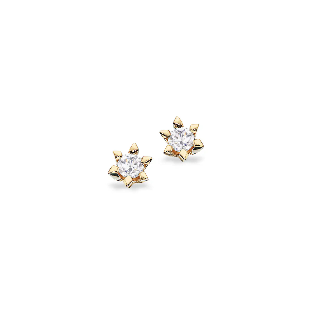 VICTORIA ØREP. 14 KT. RD 0,10 G-TW/SI