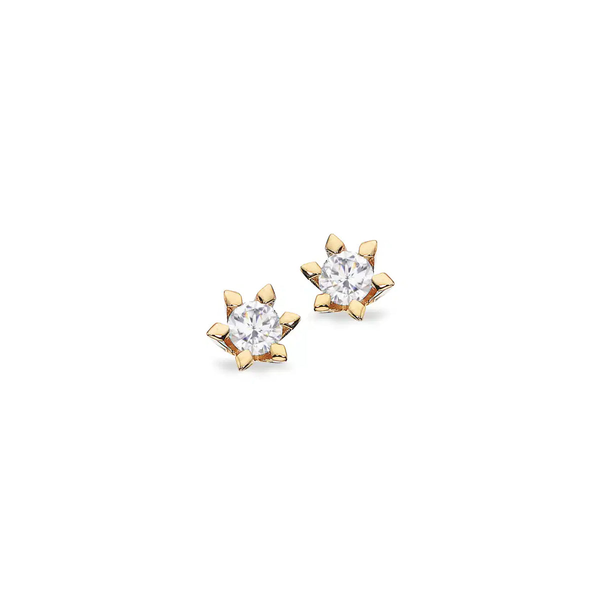 VICTORIA ØREP. 14 KT. RD 0,25 G-TW/SI