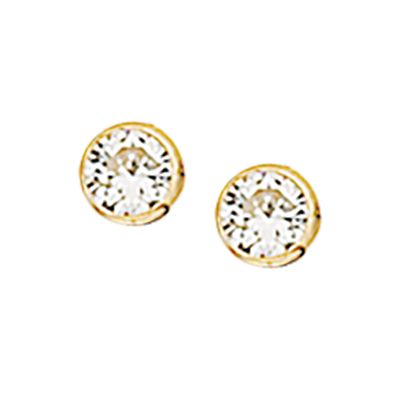 ØREPYNT SYN.ZIR. 2 MM. 14 KT.