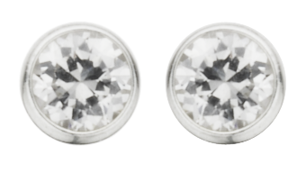 ØREPYNT SYN.ZIR. 2,5 MM. SØLV